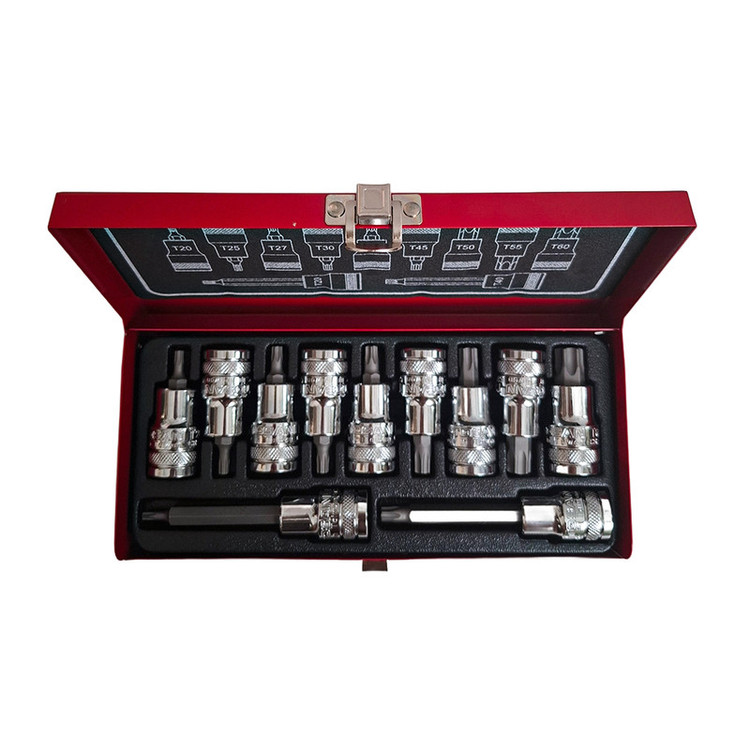 آچار بکس توسن مدل T1253-11T مجموعه 11 عددی توس