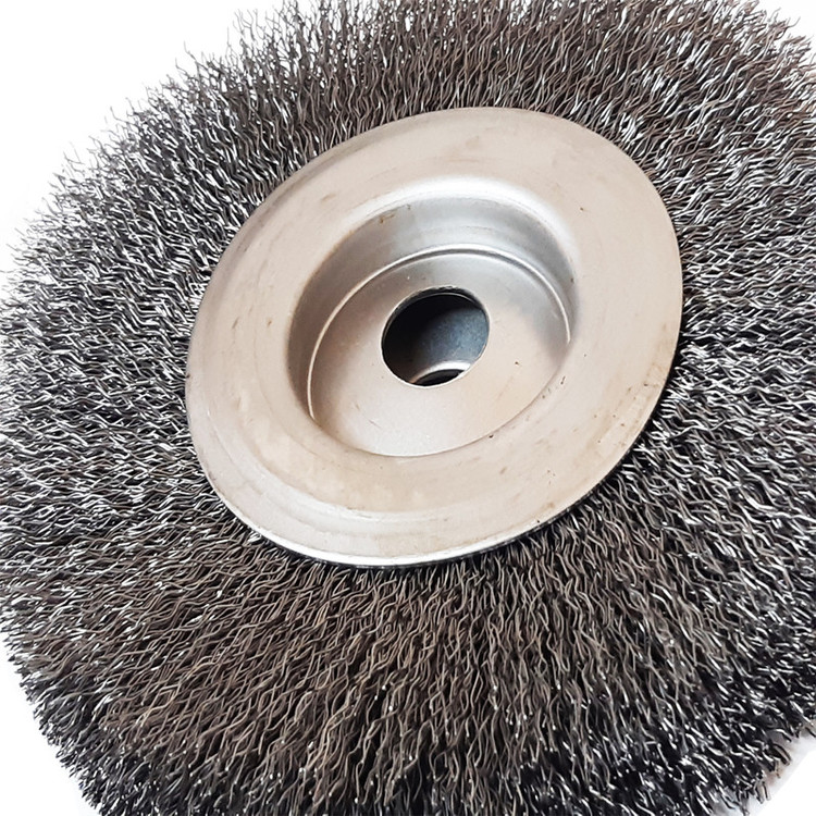 فرچه سیمی تخت صنعت براش مدل HT -00150 سایز 150 میلی متر توس
