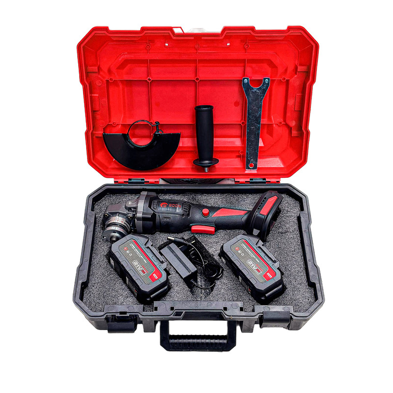 مینی فرز شارژی براشلس 150 میلیمتری 21 ولت ادون مدل OAG-21125A BL توس