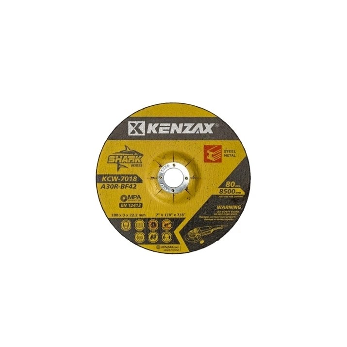 صفحه سنگ برش آهن 180x3 میلی متری کنزاکس مدل KCW-7018 مشخصات