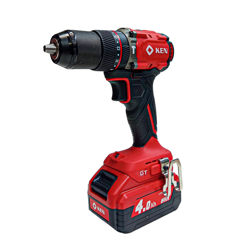 دریل چکشی شارژی براشلس 13 میلی متری 20 ولت کِن مدل BL7220D-40C