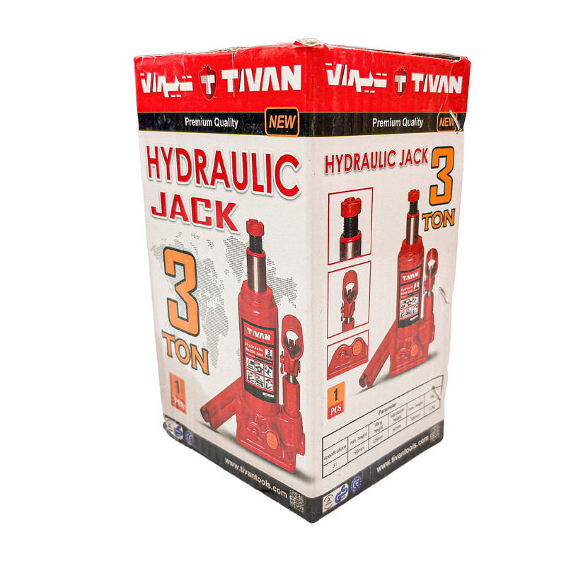 جک هیدرولیک خودرو تیوان مدل THJ-3 ظرفیت 3 تن