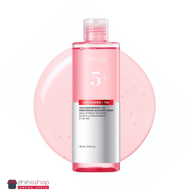 تونر بوستر ترانگزامید اسید و نیاسینامید انوا(ضدلک و روشن کننده پوست) 250ml