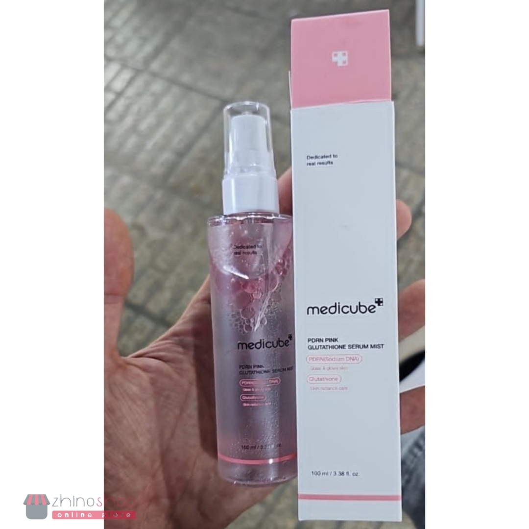 اسپری میست و سرم روشن کننده PDRN گلوتاتیون مدی کیوب 100ml
