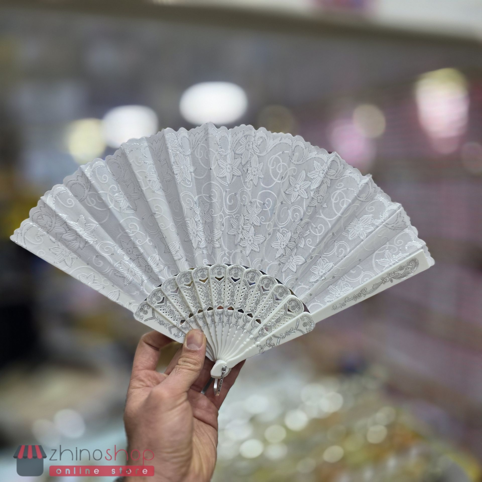 باد بزن گل گلی ساده و با کیفیت