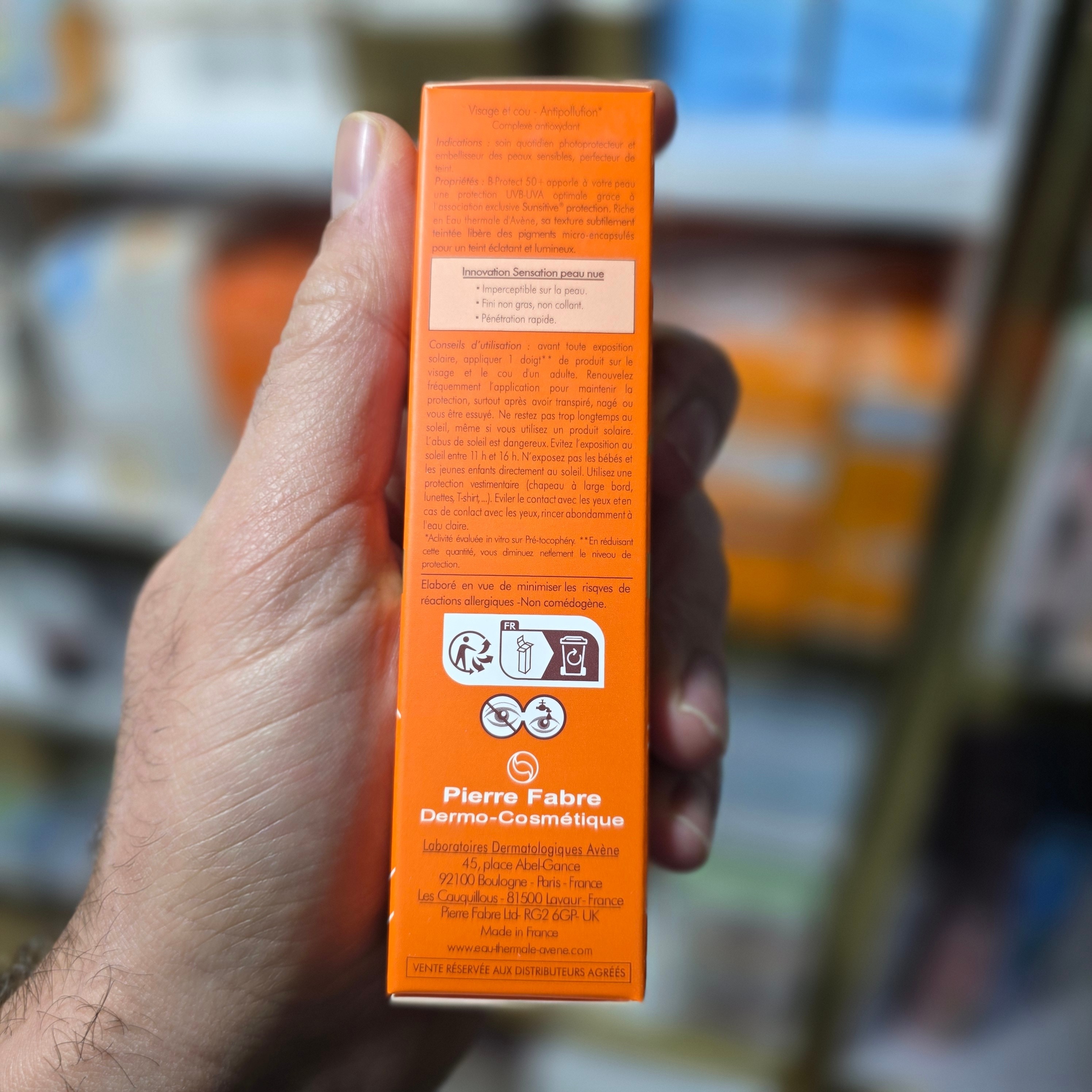 ضدآفتاب اون B-protect بدون رنگ 30ml اورجینال