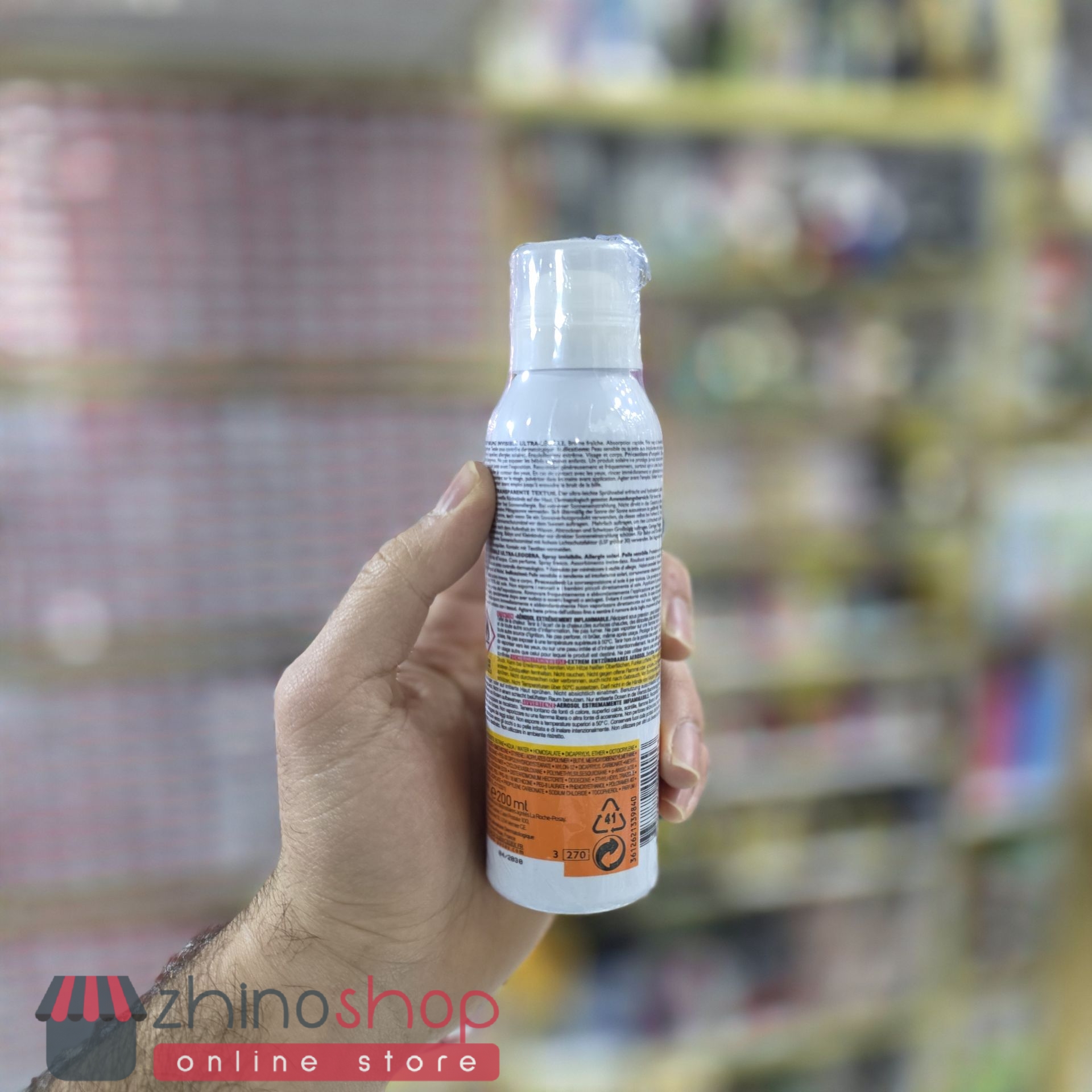 اسپری ضد آفتاب لاروش پوزای Anthelios بدون رنگ 200ml