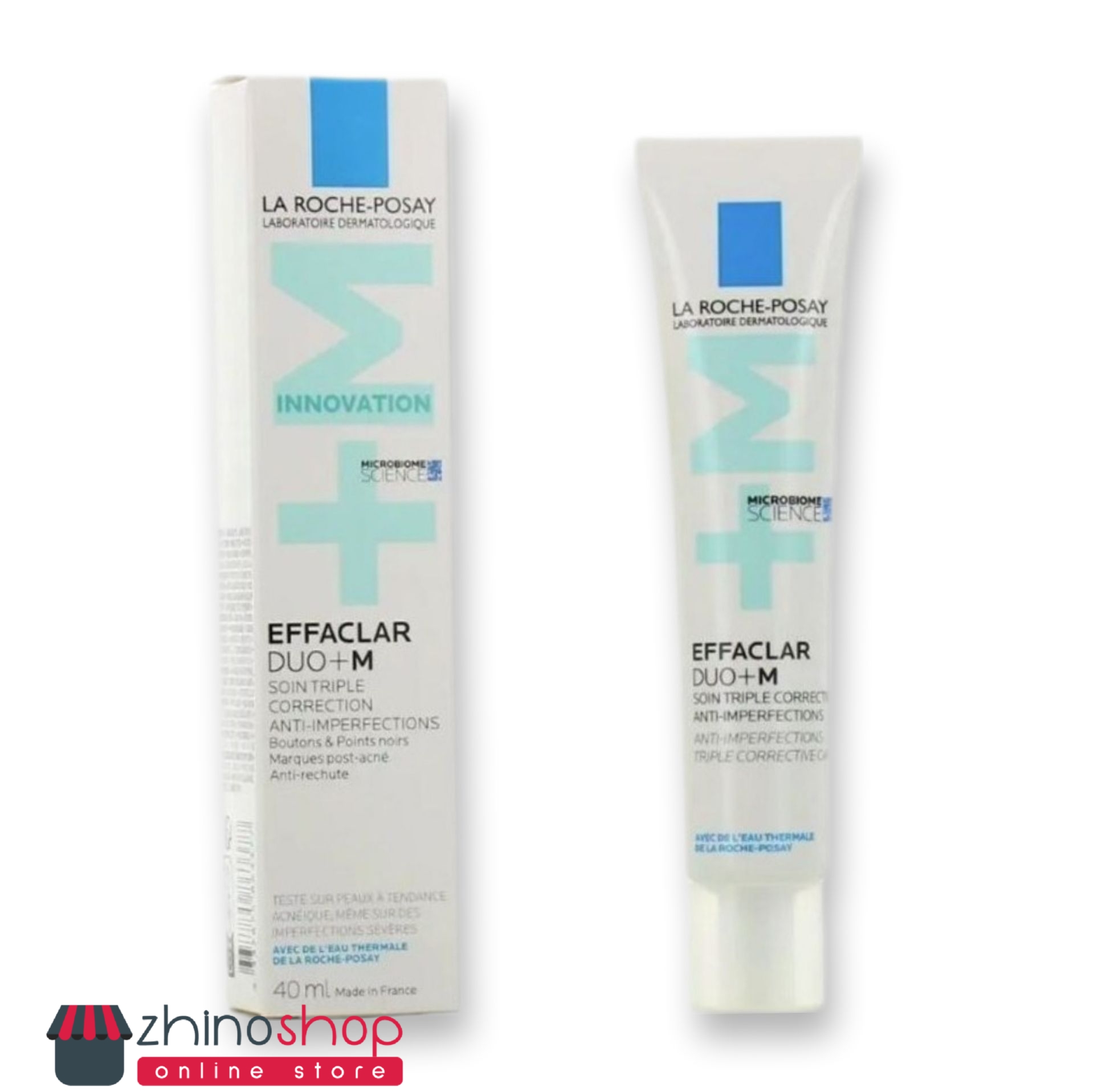 ژل کرم ضد جوش و مرطوب کننده افکلار دوو پلاس ام لاروش پوزای حجم 40ml