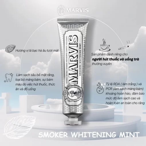 خمیر دندان مارویس سفید کننده (Marvis Toothpaste)