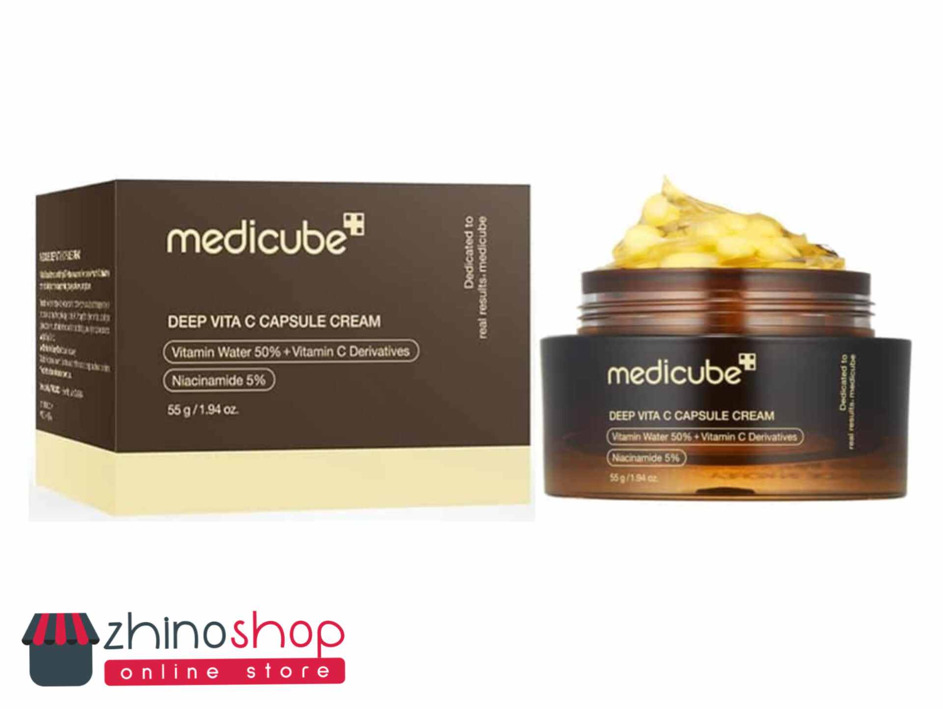 کرم ویتامین C کپسولی مدی کیوب MediCube حجم 50ml