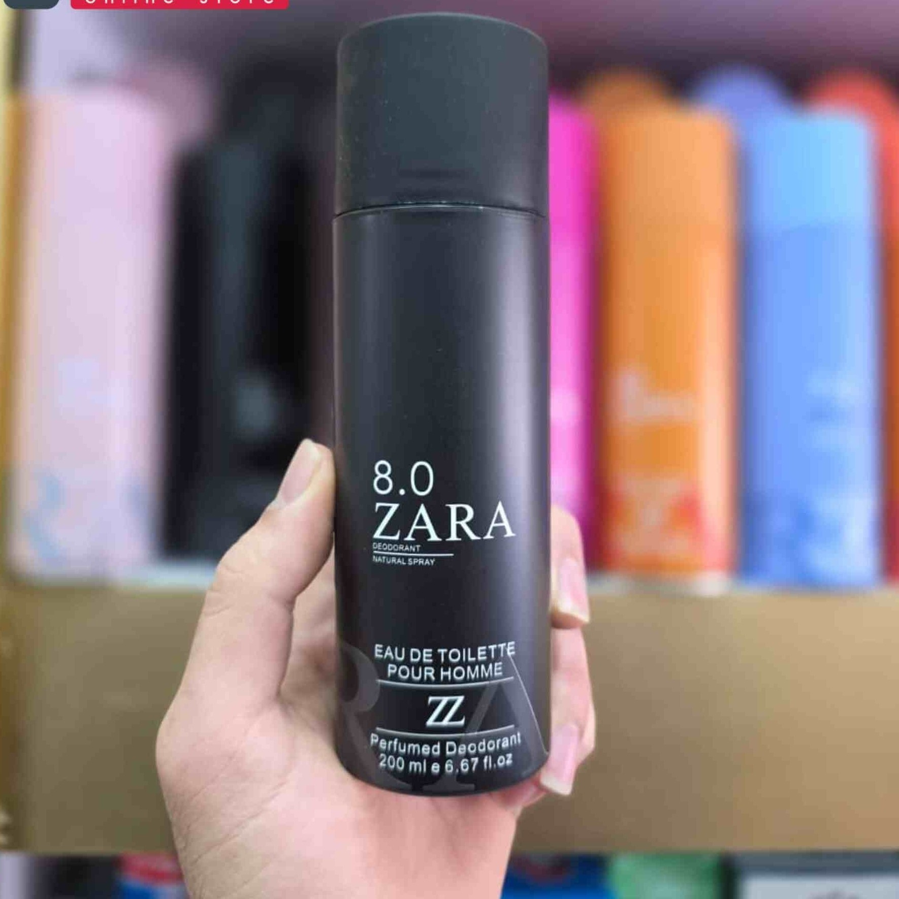 اسپری زارا خوشبو کننده بدن رایحه ی کد 8.0