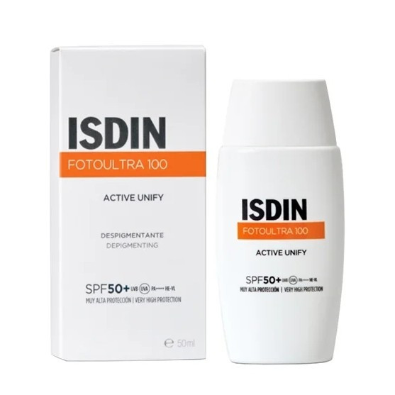 ضد آفتاب ضدلک ایزدین اکتیویونیفای بدون رنگ اورجینال 50ml کاهش لک و محافظت کامل