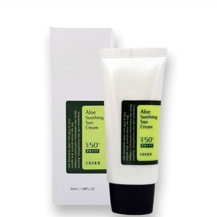 کرم ضد آفتاب SPF50 آلوئه ورا کوزارکس 50ml
