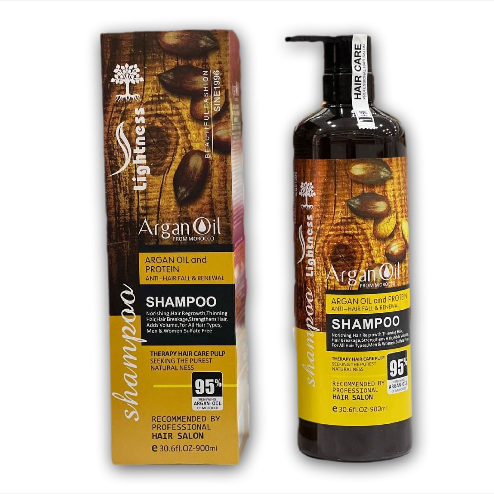 شامپو آرگان لایتنس اورجینال اسلواکی 900ml