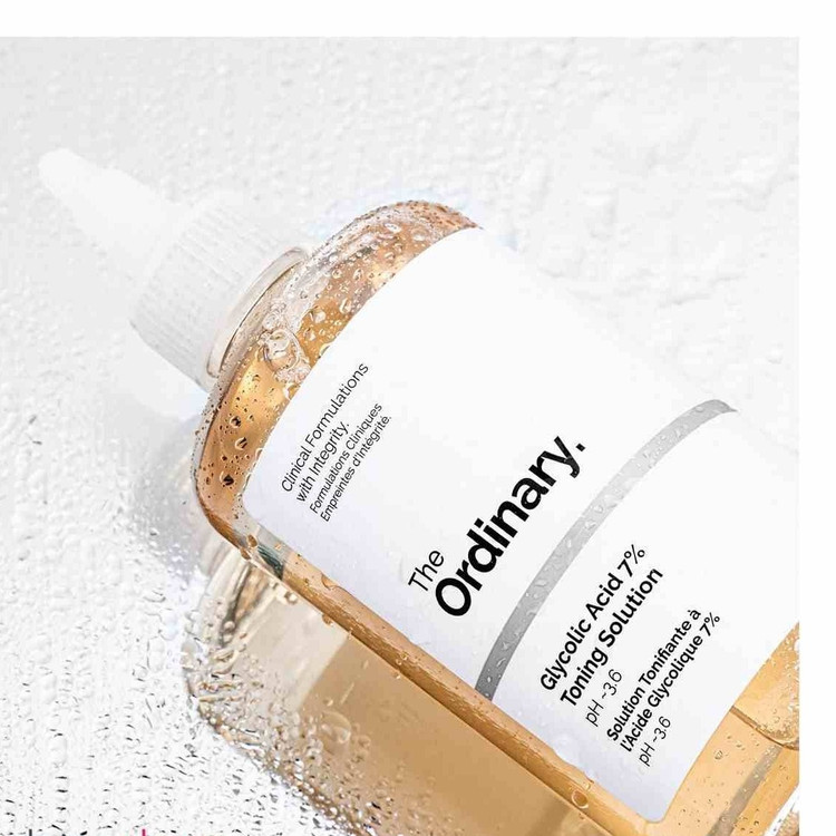تونر گلیکولیک اسید مناسب صورت و بدن 240ml اصل کانادا بچ کد 5 دو لیبله