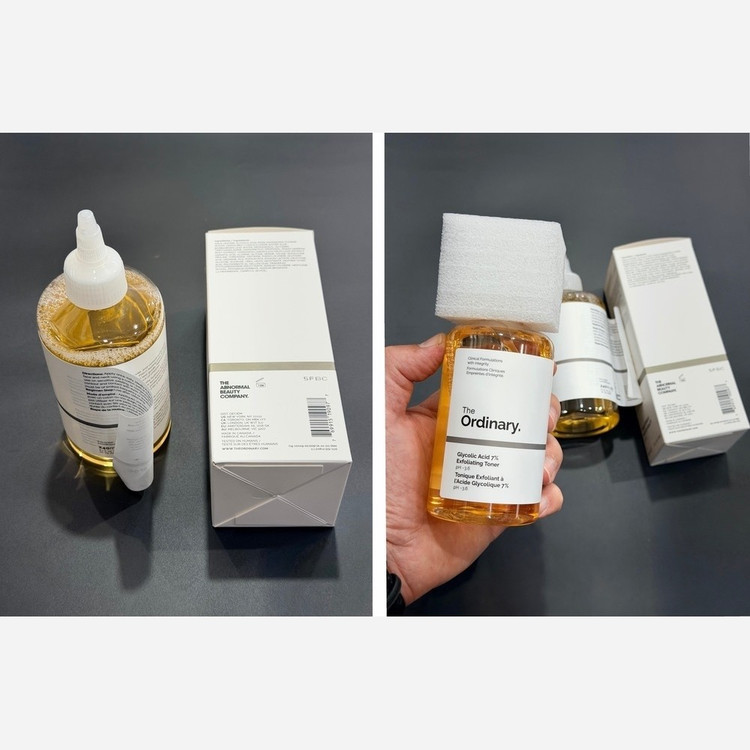تونر گلیکولیک اسید مناسب صورت و بدن 240ml اصل کانادا بچ کد 5 دو لیبله
