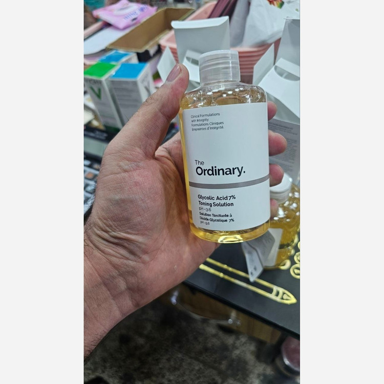 تونر گلیکولیک اسید مناسب صورت و بدن 240ml اصل کانادا بچ کد 5 دو لیبله