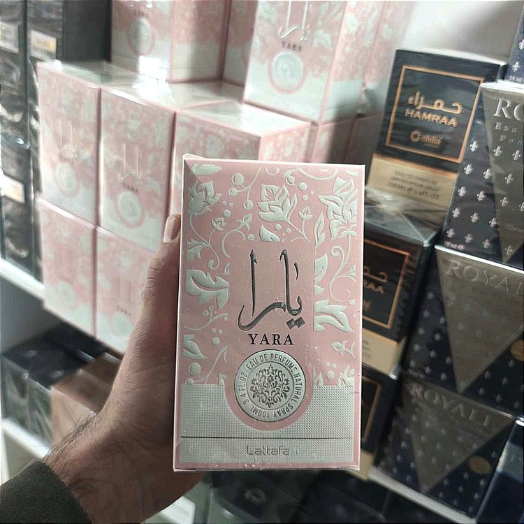ادکلن یارا صورتی اصل شرکت لطافه Yara 100ml ضمانت اصالت کالا