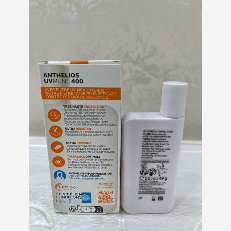 ضدآفتاب فلویید لاروش پوزای اورجینال 50ml بسیار سبک و زود جذب بژ خیلی روشن