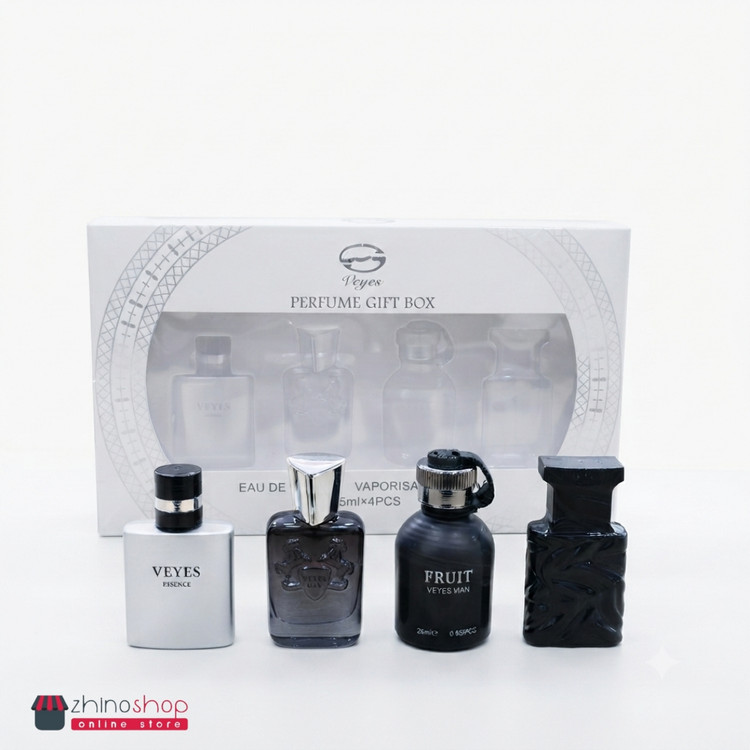 پک 4 عددی مینیاتوری عطر ویز مردانه Veyes Perfume Gift Box مجموعه ادوپرفیوم 25 میل 4 عددی