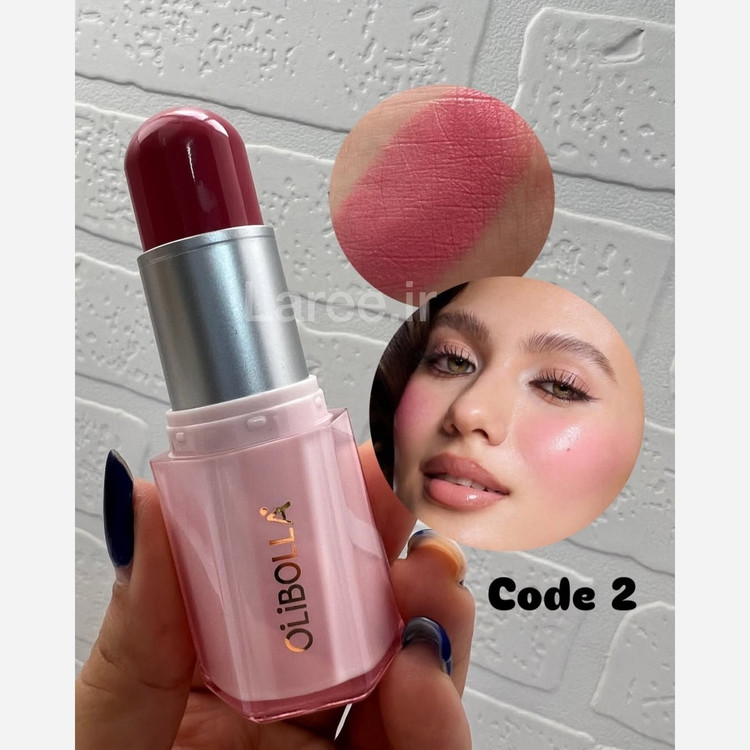 رژگونه کره ای دوپ شیگلم برند اولیبولا رژگونه خیس کرمی استیکی