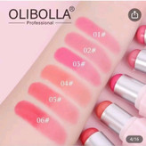 رژگونه کره ای دوپ شیگلم برند اولیبولا رژگونه خیس کرمی استیکی