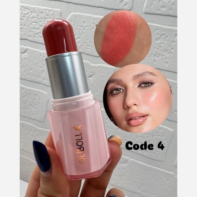 رژگونه کره ای دوپ شیگلم برند اولیبولا رژگونه خیس کرمی استیکی
