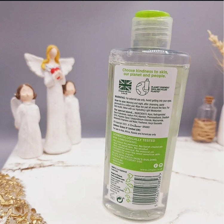 تونر آرامش بخش صورت سیمپل Soothing Facial Toner مناسب انواع پوست