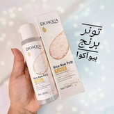 تونر عصاره برنج روشن کننده و کوچک کننده منافذ خام بیوآکوا