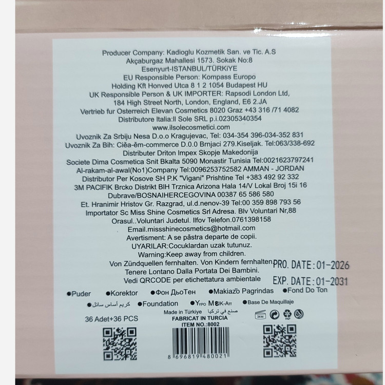 کانسیلر مایع گابرینی تاریخ جدید مواد تازه کیفیت عالی