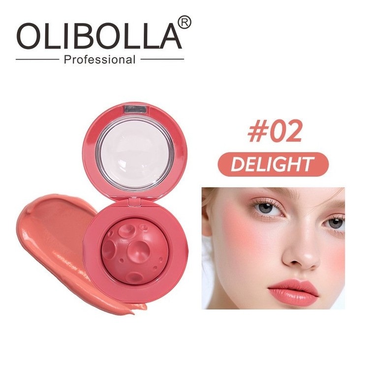 رژگونه و رژ لب خیس اولیبولا مدل فضایی OLIBOLLA
