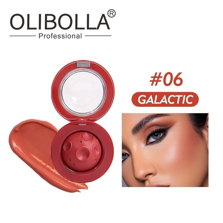 رژگونه و رژ لب خیس اولیبولا مدل فضایی OLIBOLLA