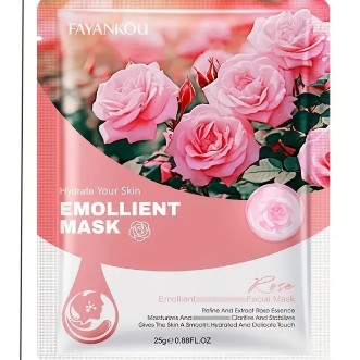 ماسک ورقه ای گل رز EMOLLIENT