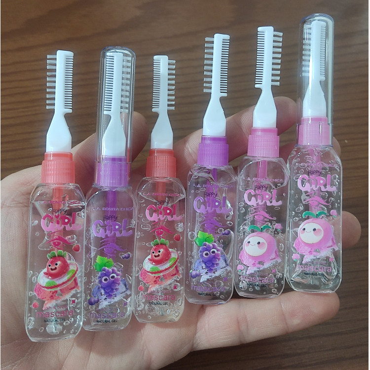 ژل ابرو و مژه تثبیت کننده و تقویت کننده happy girl mascara