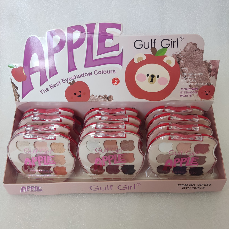 پالت سایه چشم و ابرو طرح 9 رنگ Gulf Girl