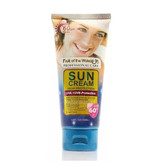 کرم ضد آفتاب spf 60 بی رنگ 130 میل برای صورت و بدن روشن کننده و ضد لک و ترمیم کننده