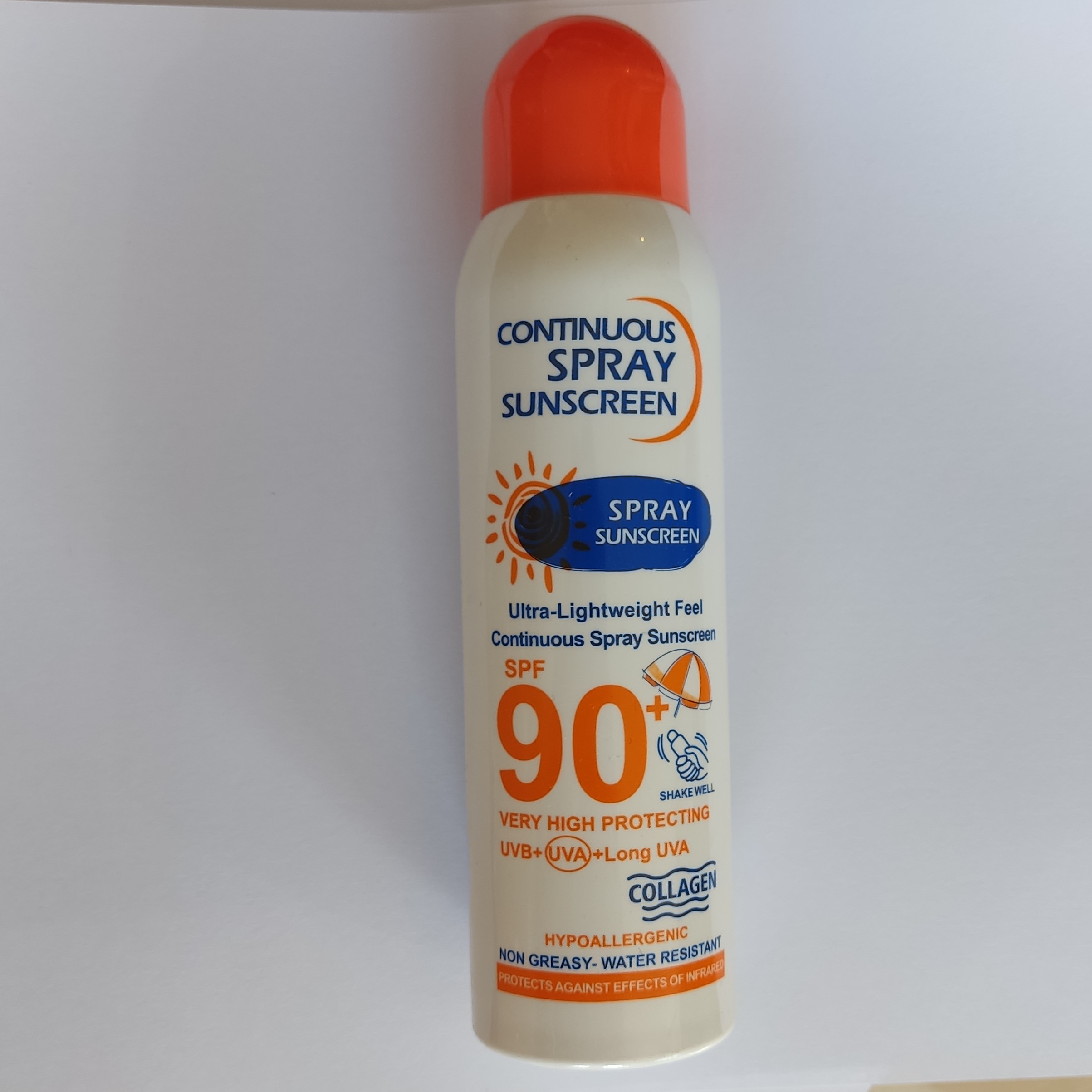 اسپری ضد آفتاب spf 90 بدون رنگ روشن کننده و ضد لک