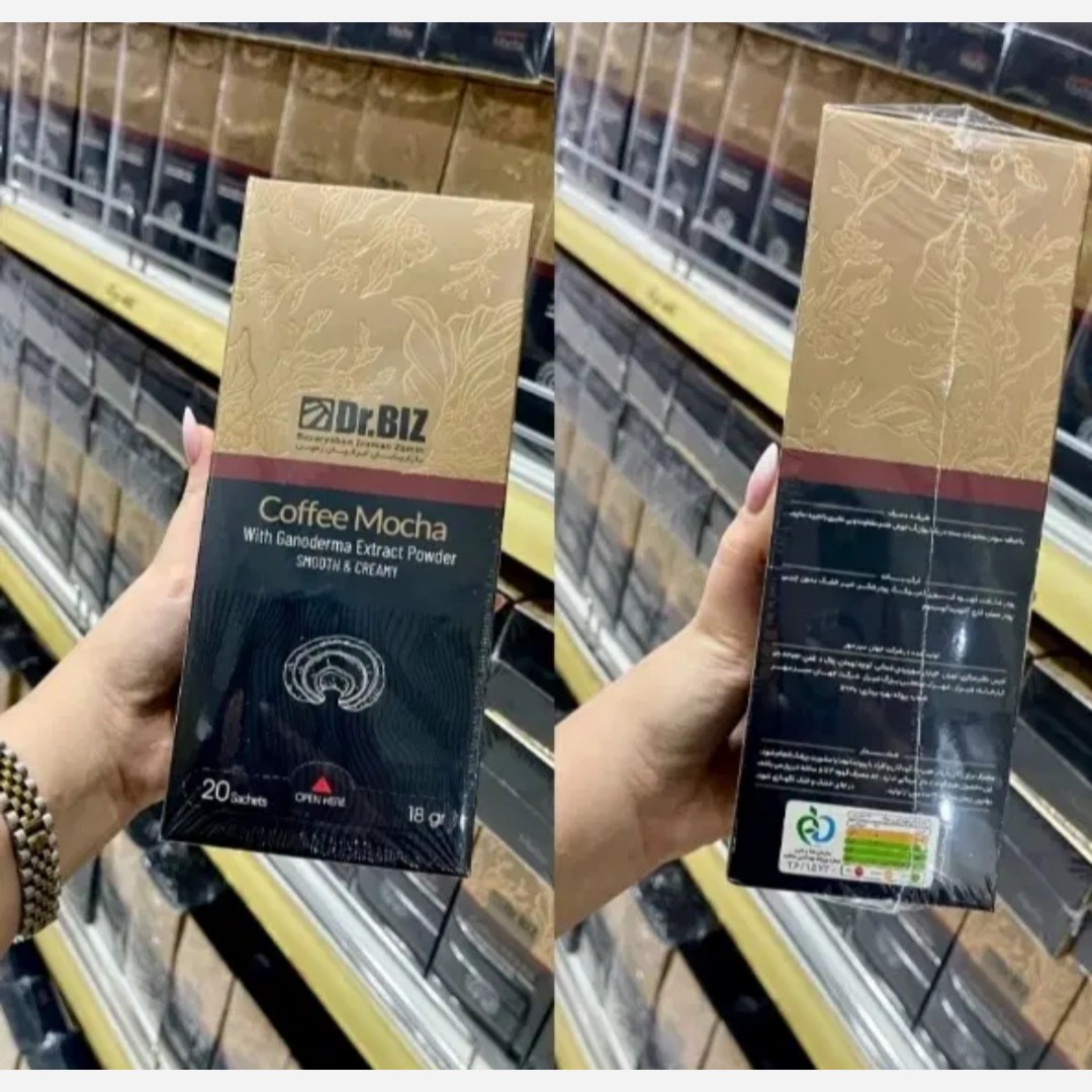 قهوه موکا گانودرما اصل و اورجینال با بارکد اصالت کالا