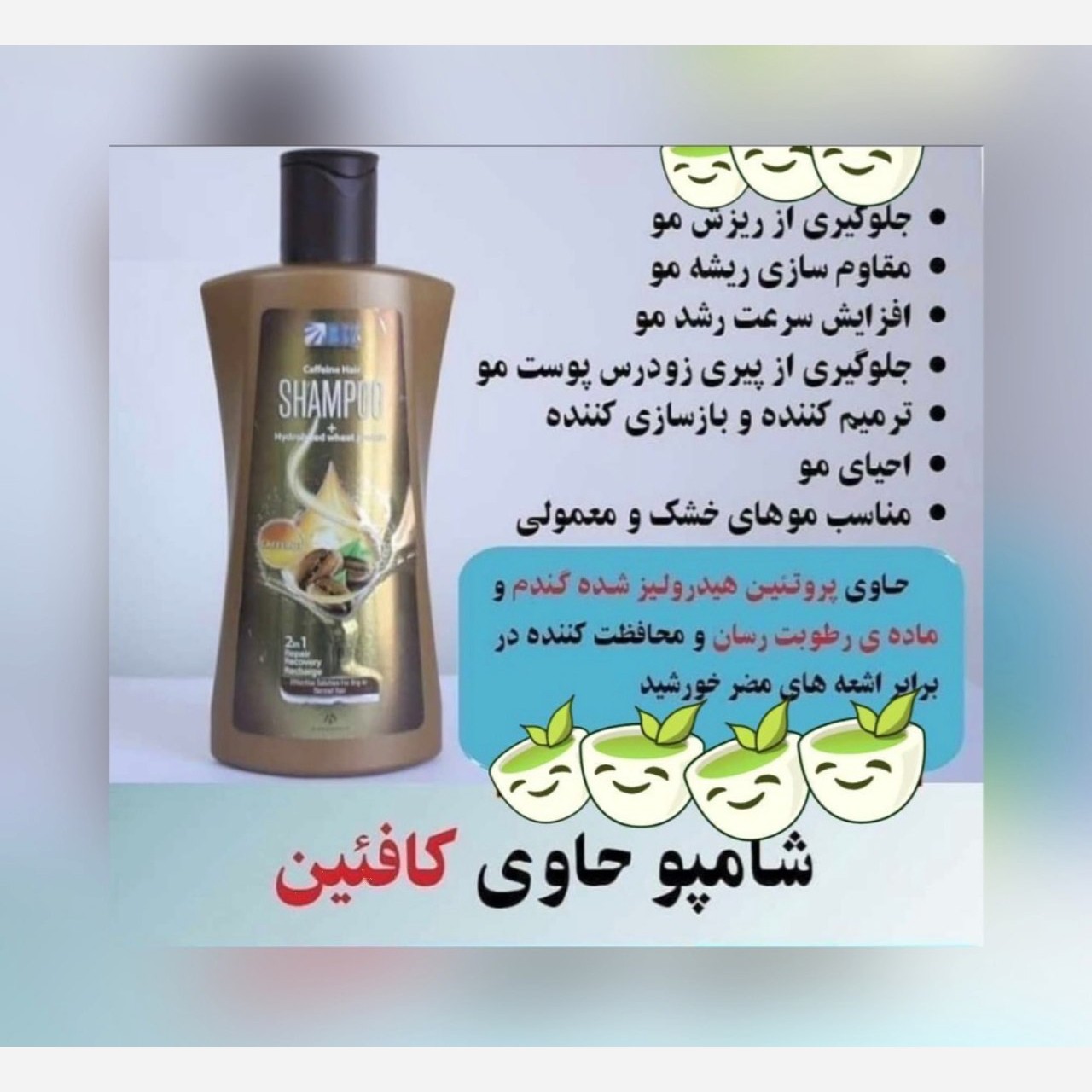شامپو کافئین بیز اصل و اورجینال