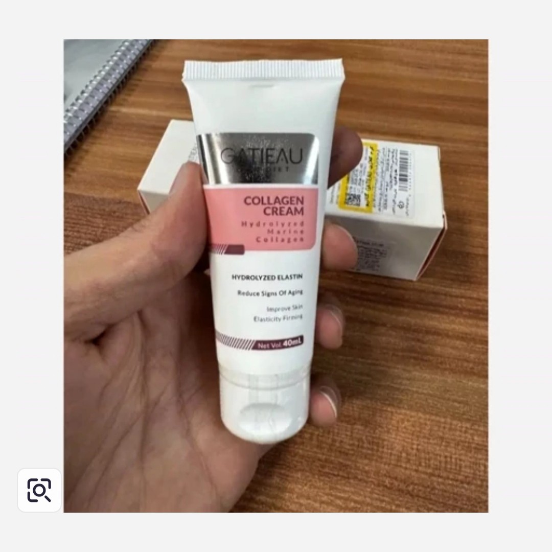 کرم کلاژن بیوممتیک ایتالیایی اصل با بارکد اصالت کالا.