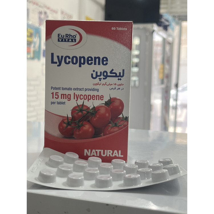 قرص لیکوپن یوروویتال 60 عددی کمک به سلامت سیستم قلبی و عروقی
