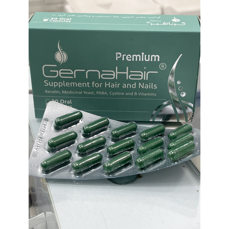 کپسول گرناهیر پریمیوم کمک به رشد و سلامت مو و ناخن 30 کپسول خوراکی