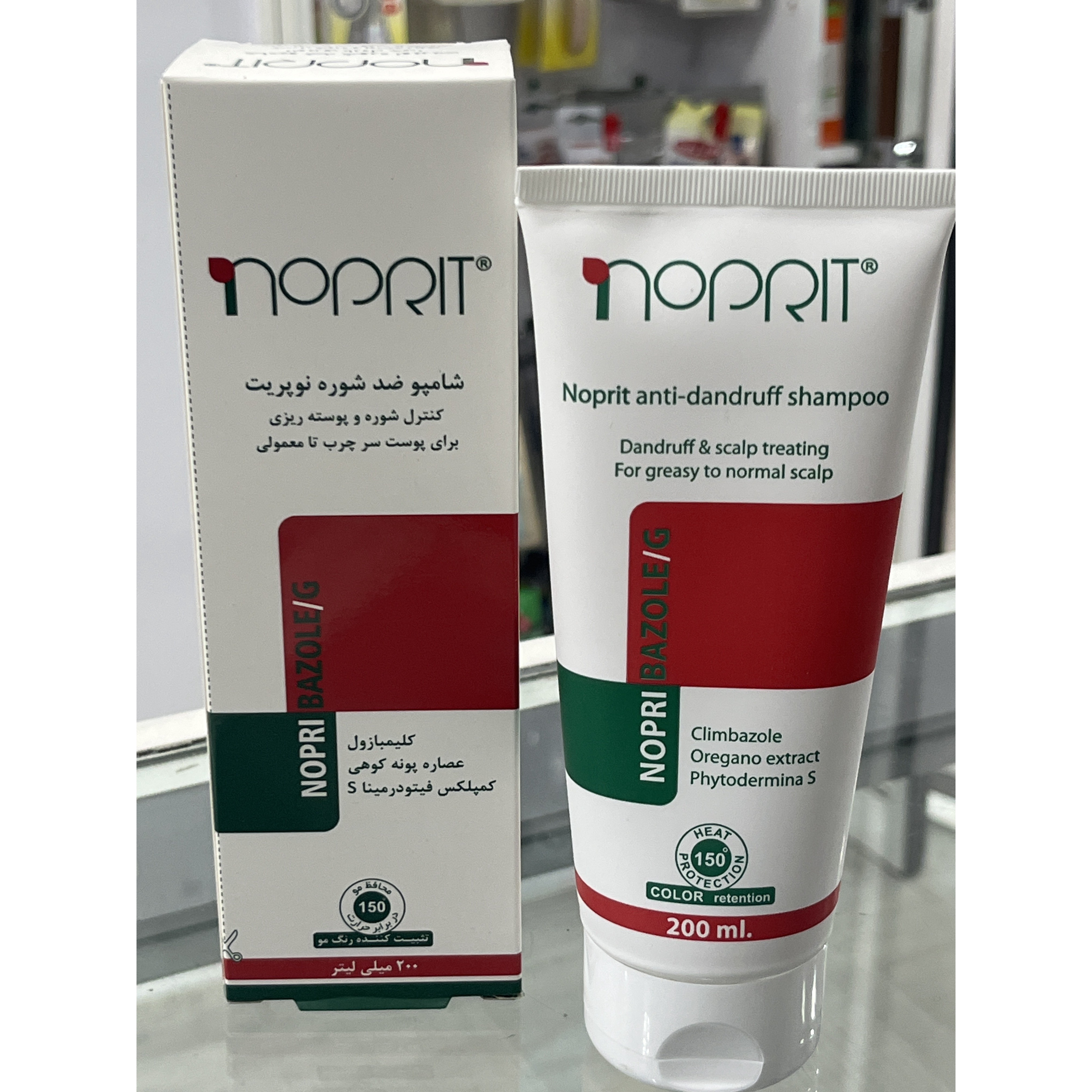 شامپو نوپریت نوپری بازول جی کنترل شوره، خارش و پوسته ریزی برای پوست سر چرب تا معمولی 200 میل