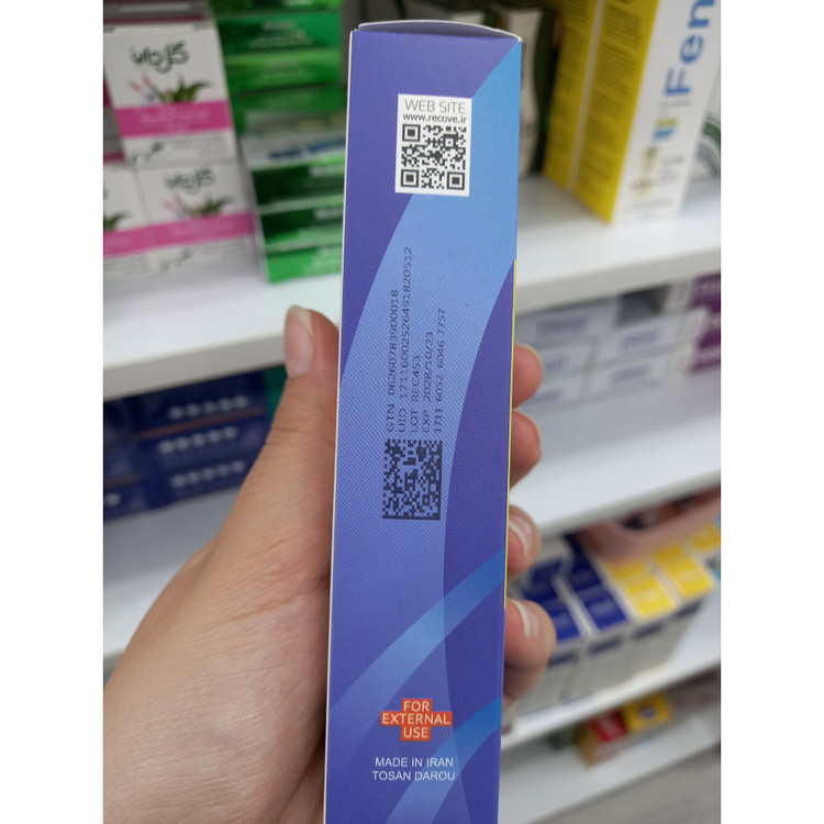 پماد موضعی ریکاو توسن دارو برای تسکین سوختگی 25 گرم
