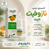 اسپری بینی گیاهی نازوفیت گل دارو 20 میلی لیتر