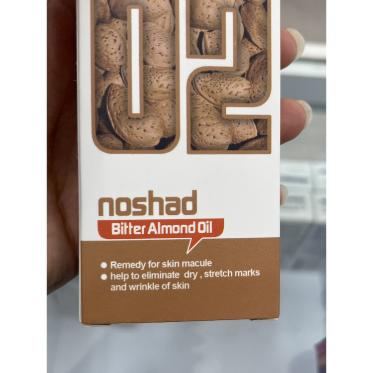 روغن بادام تلخ نوشاد برای لک، خشکی و ترک پوست 37 میلی لیتر