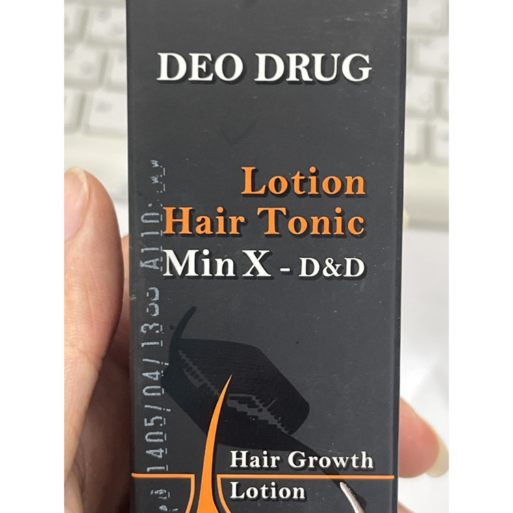 لوسیون تقویت کننده مو دئودراگ Min X - D D کمک به رویش مجدد مو 60 میلی لیتر