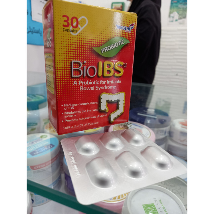 کپسول پروبیوتیک بایو آی بی اس تک ژن برای سندرم روده تحریک پذیر 30 عدد