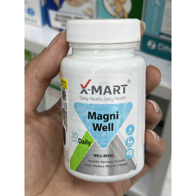 قرص مگنی ول ایکس مارت کمک به کاهش گرفتگی عضلات 30 عدد