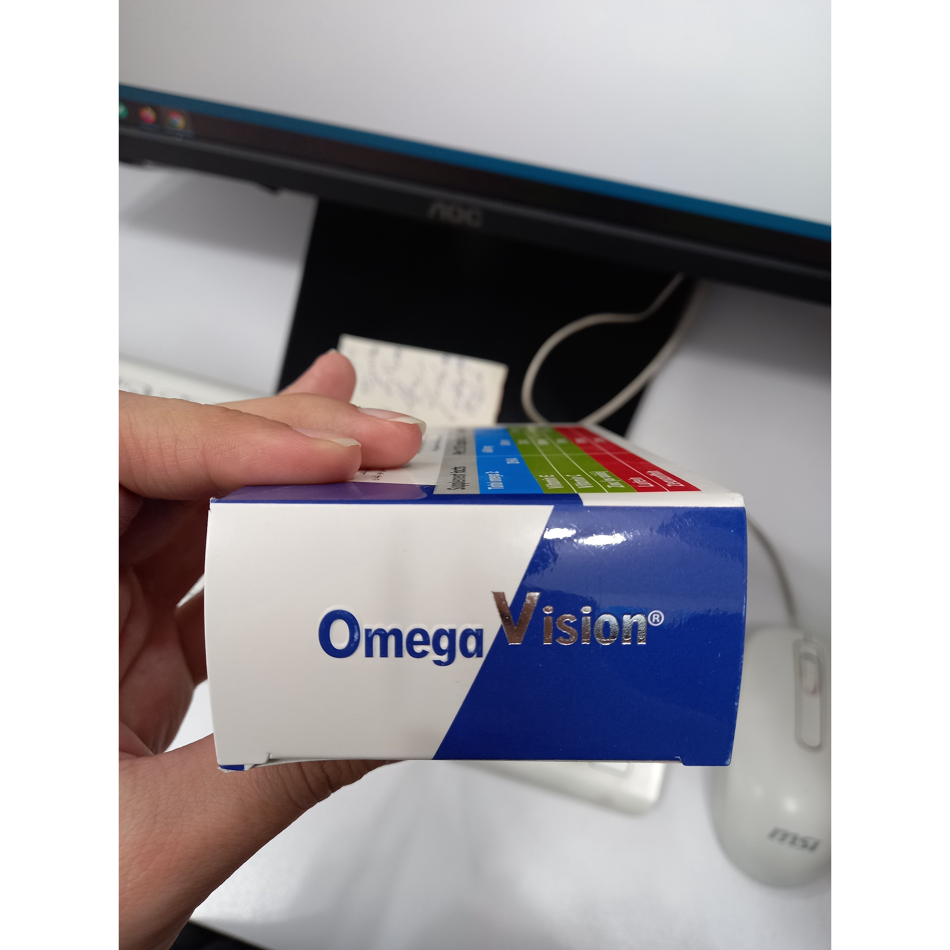 کپسول نرم امگا ویژن 60 عددی